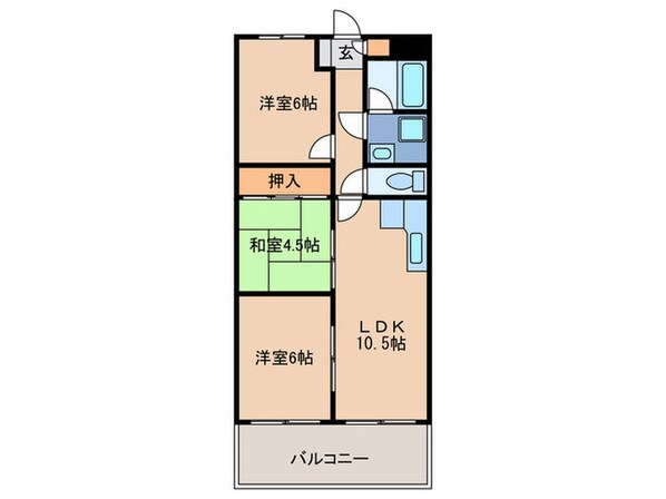 グロ－バルハイツの物件間取画像